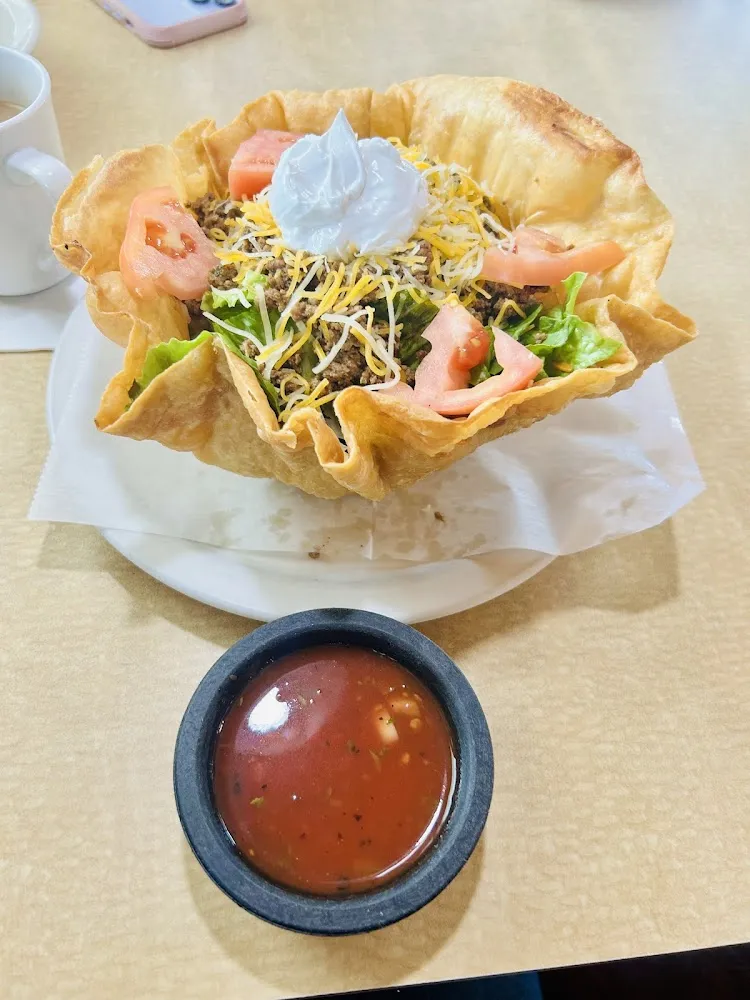 Taco Salad in a Shell